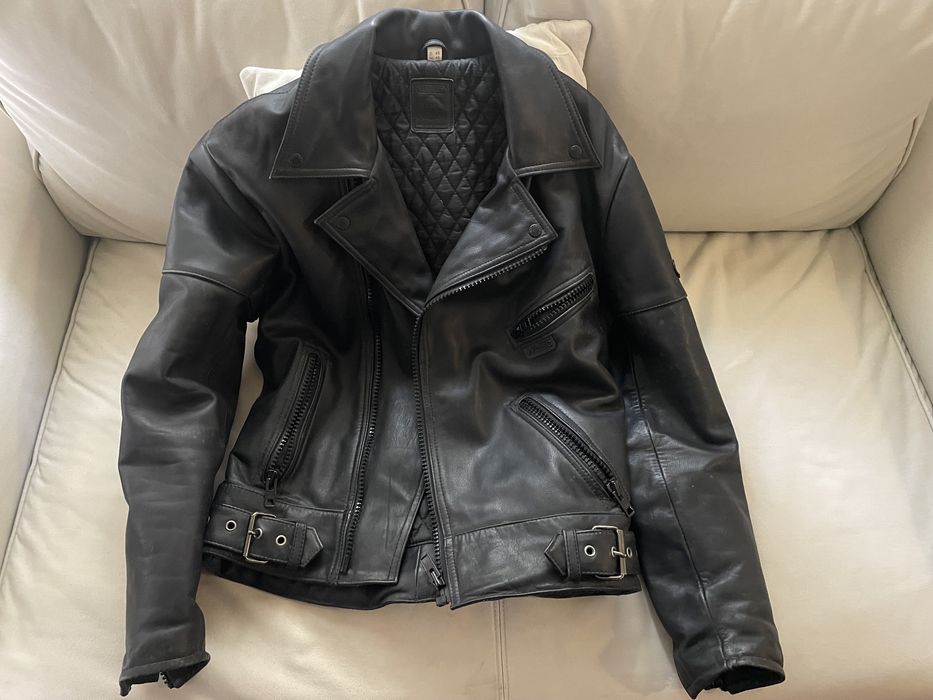 Blusão motar em pele vintage