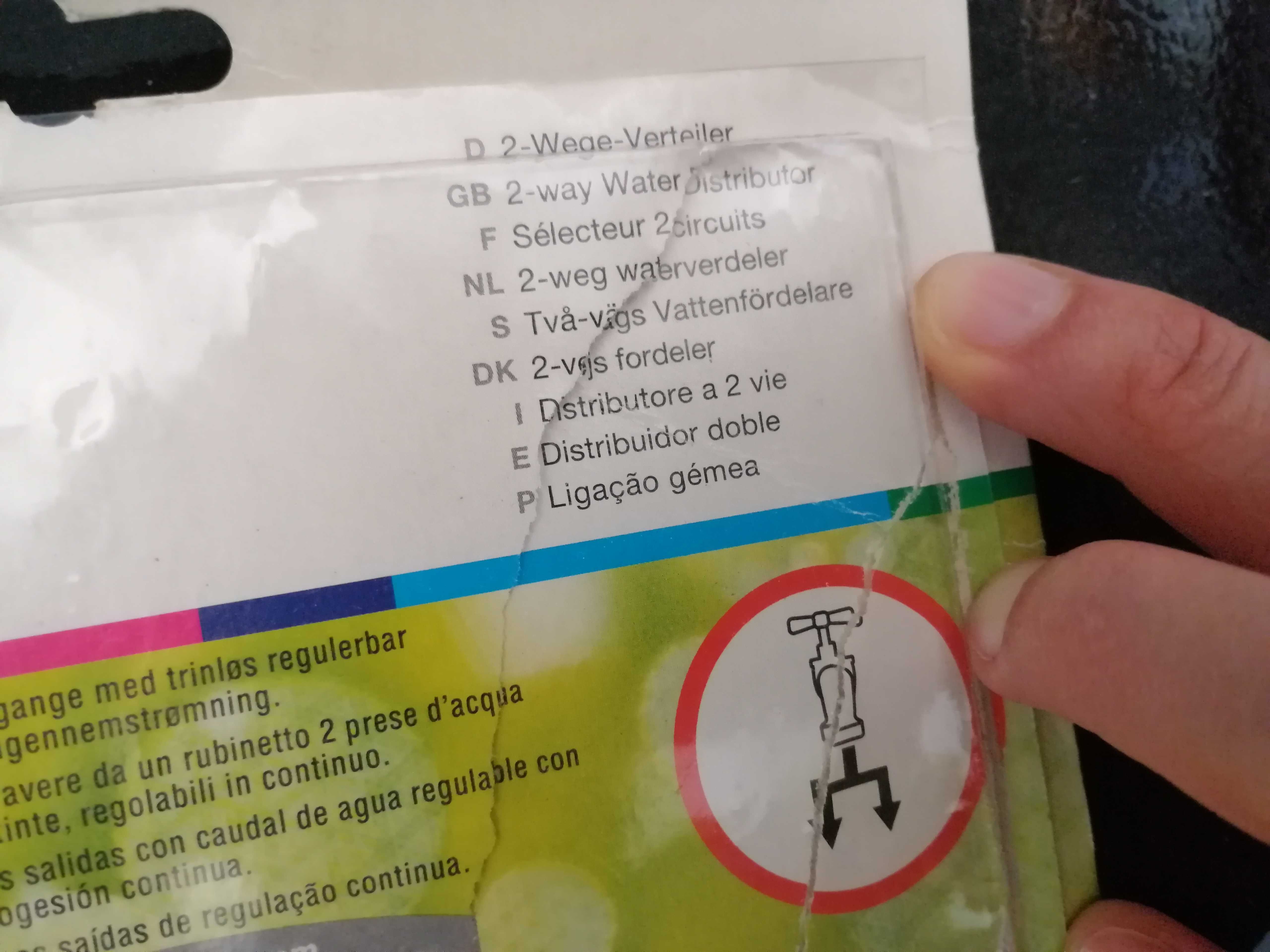 duplicador de torneira/saída de água/distribuidor de água duplo/gémeo