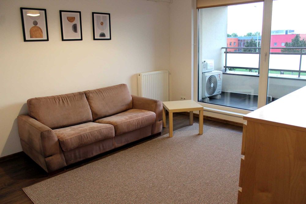 Bezposr. 2 pok dla pary, Maślice, komfort: klima/loggia/winda+garaż