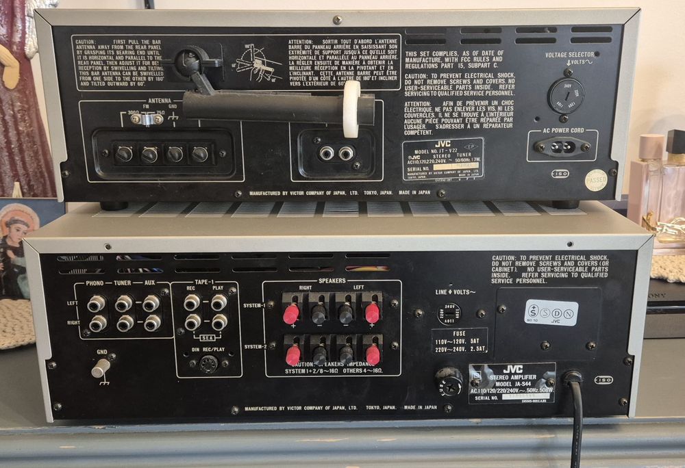 JVC    JA-S44   JT-V22  zestaw wzmacniacz + tuner  vintage