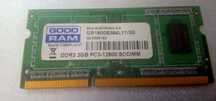 Ram do Laptopa 2giga DDR3