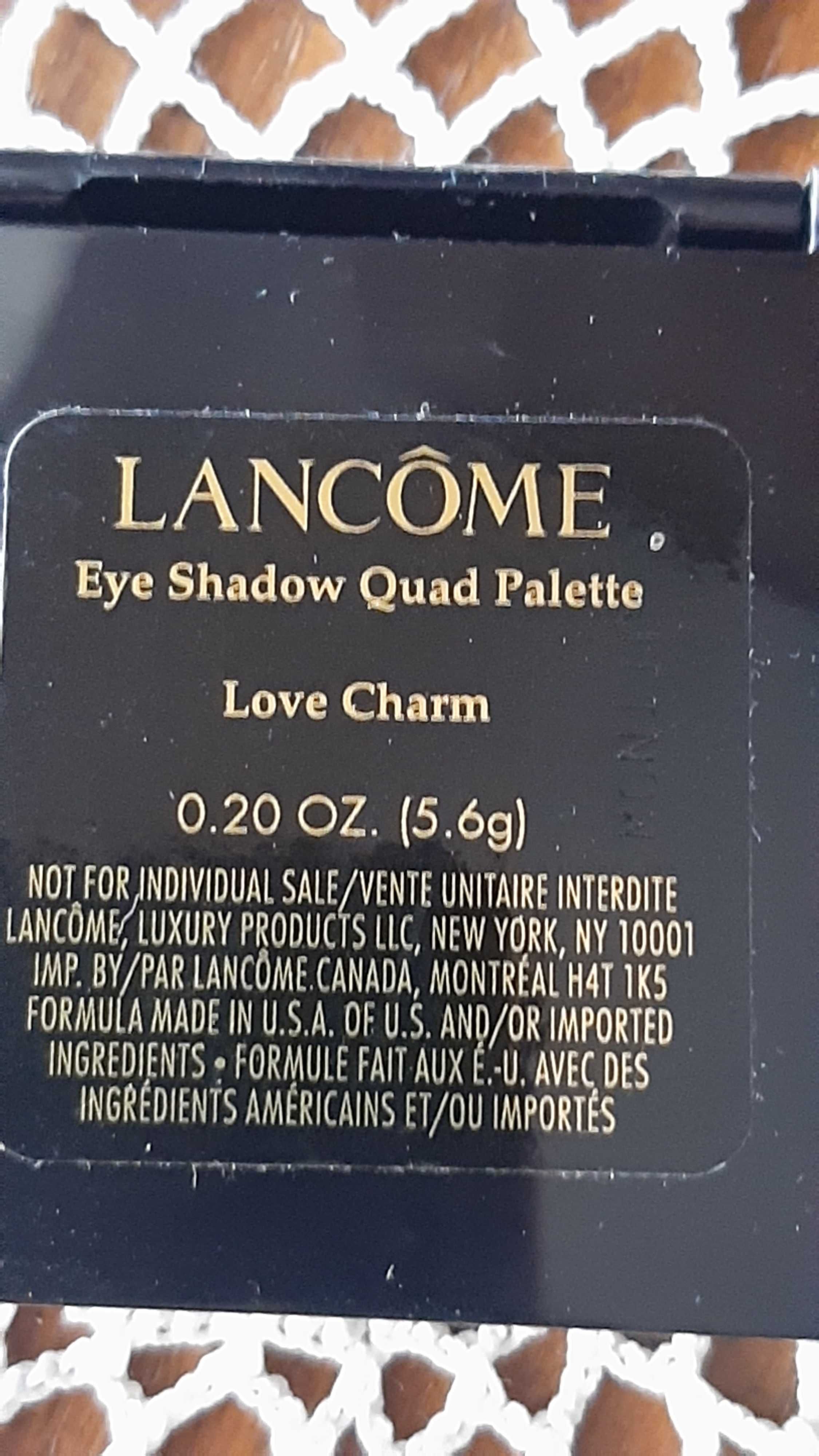 Палитра теней для глаз Lancome