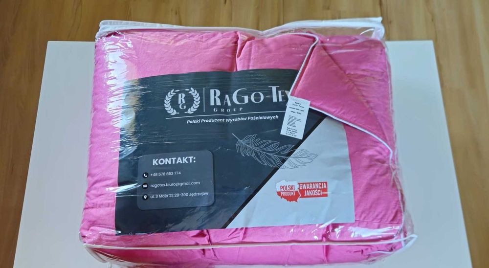 Kołdra puchowo-pierzowa 200x220 cm  4kg– naturalne wypełnienie