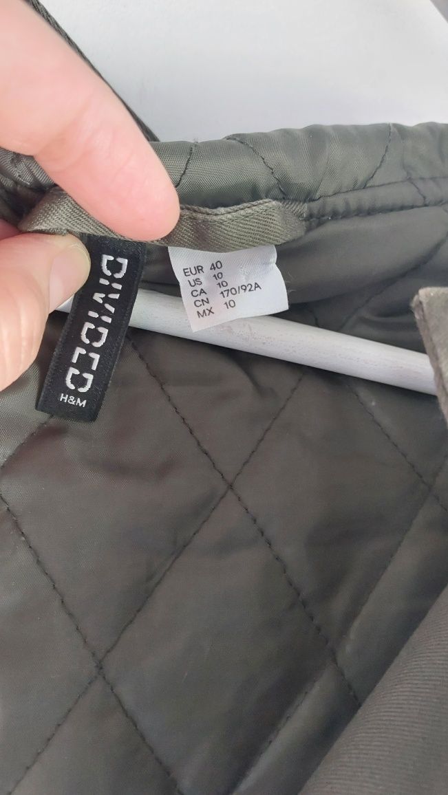 Kurtka H&M zielona r 40 jak nowa!