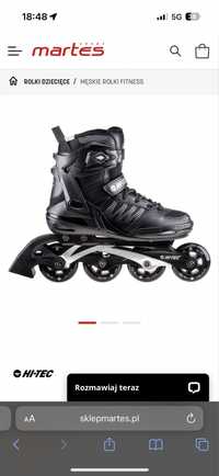 Rolki Fitness Hi-tec Soltis 10272 blk/sil