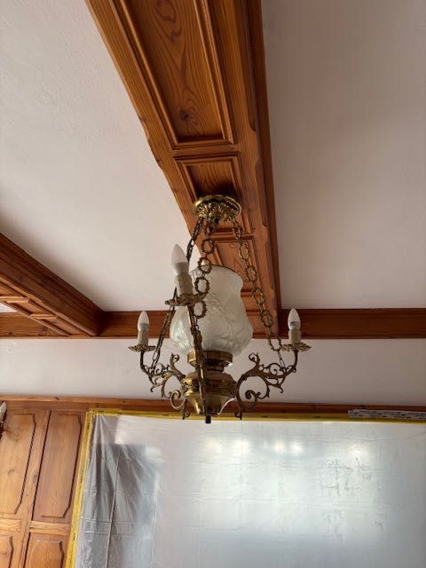 Lampa do salonu/piękna mosiężna