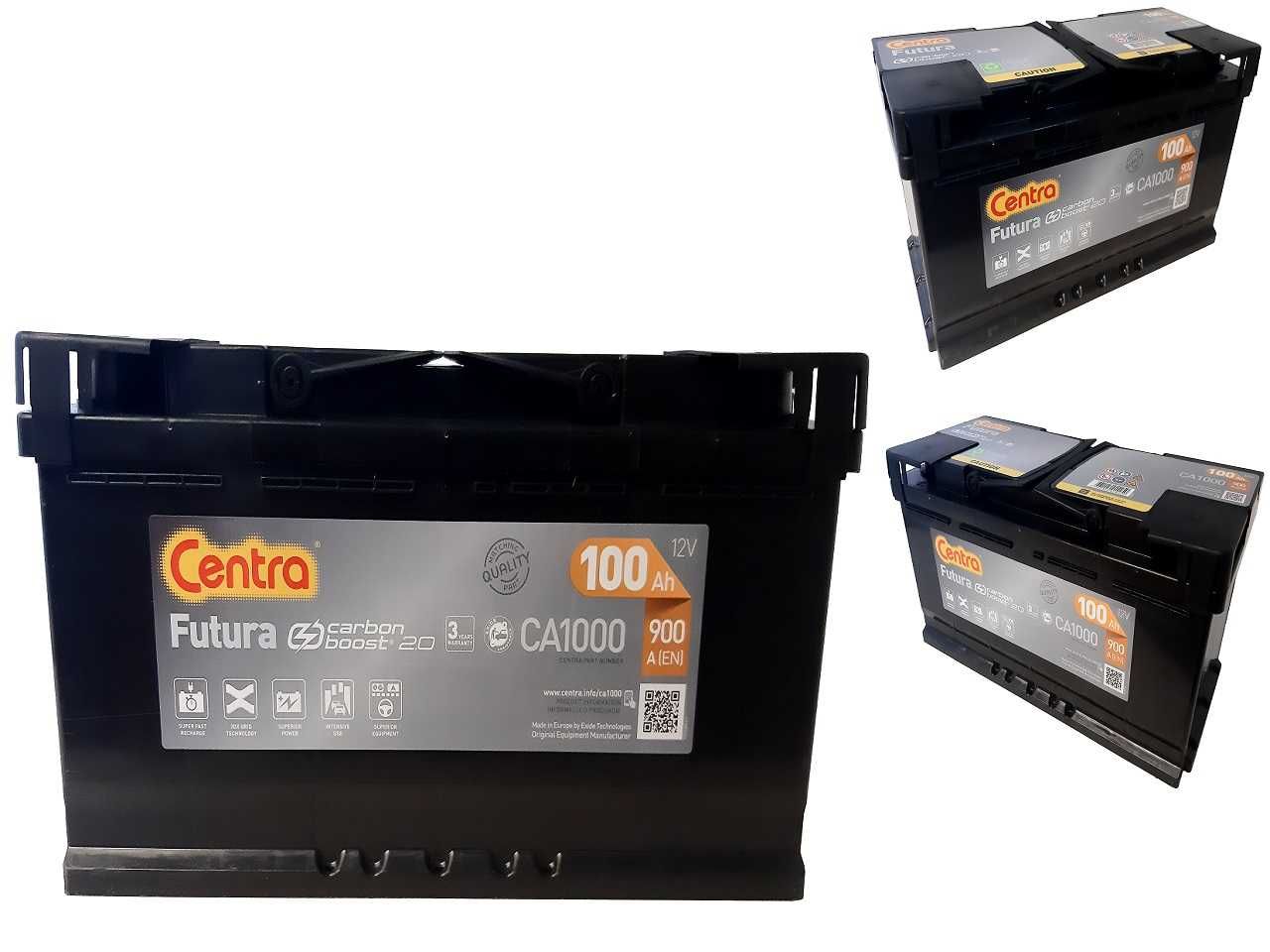 Akumulator samochodowy CENTRA FUTURA 100Ah 900A CA1000