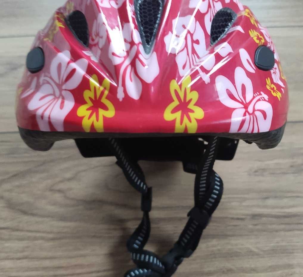 kask kellys 52-56 rowerowy/hulajnoga dla dziewczyki