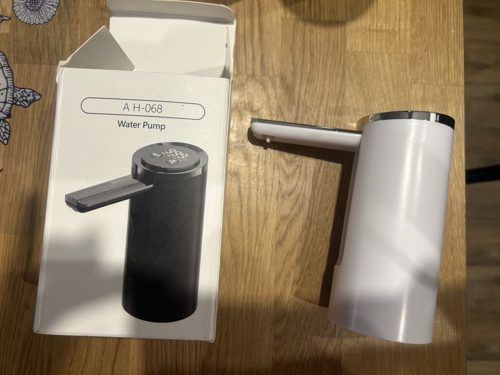 Elektryczna pompka do butli z wodą baniaka ładowana USB