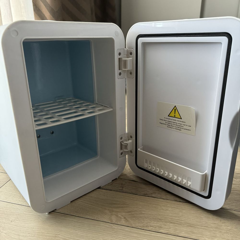 Міні-холодильник 2в1 (охолодження+нагрівання) дзеркальний 6л