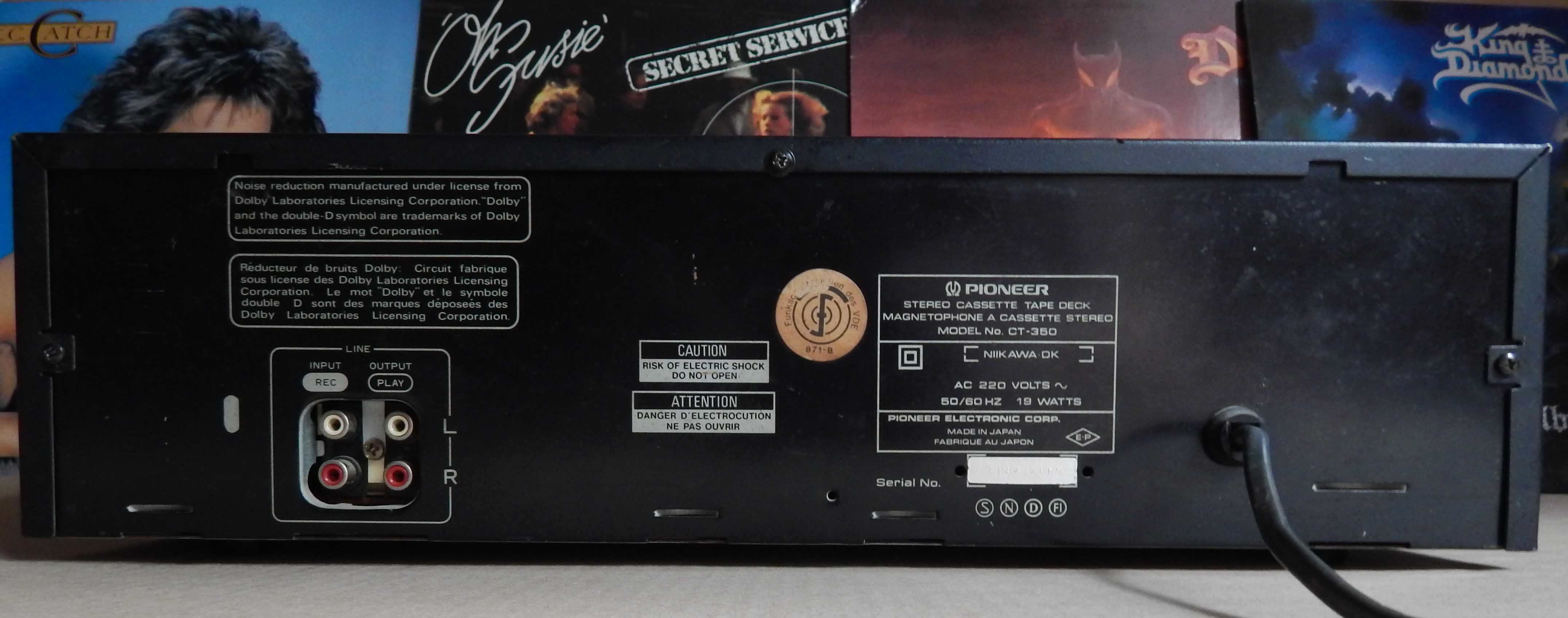 Касетна дека PIONEER CT-350
