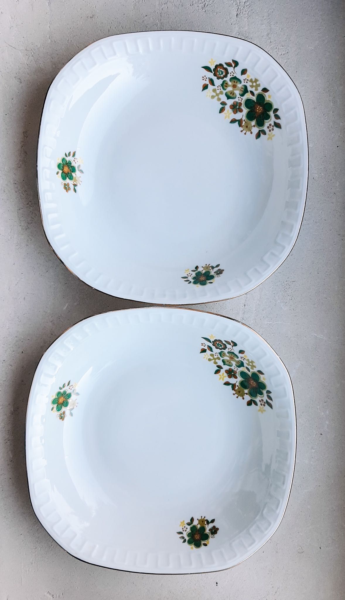 Talerze półmiski porcelana Wawel ceramika vintage