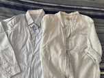 2 camisas Zara (uma gola dupla outra sem gola)