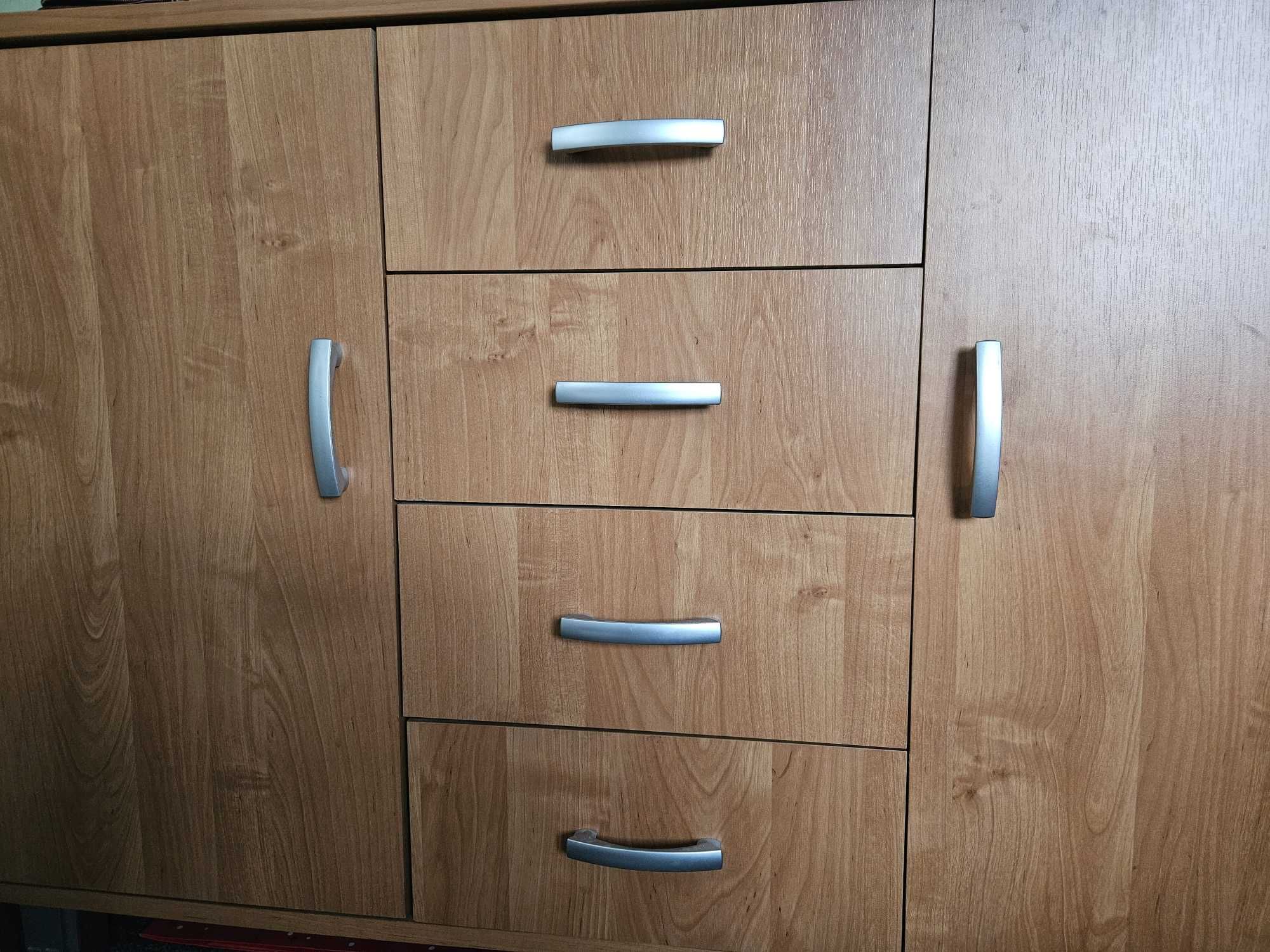 Komoda dwudrzwiowa z szufladami - stan bdb