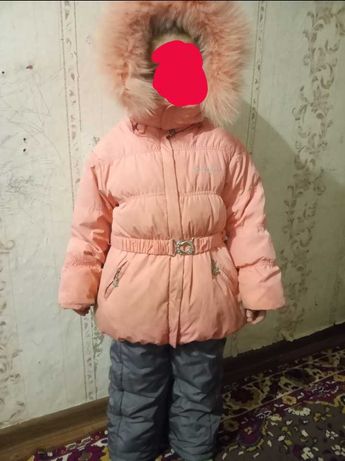 Куртка дитяча +штани теплі для принцеси