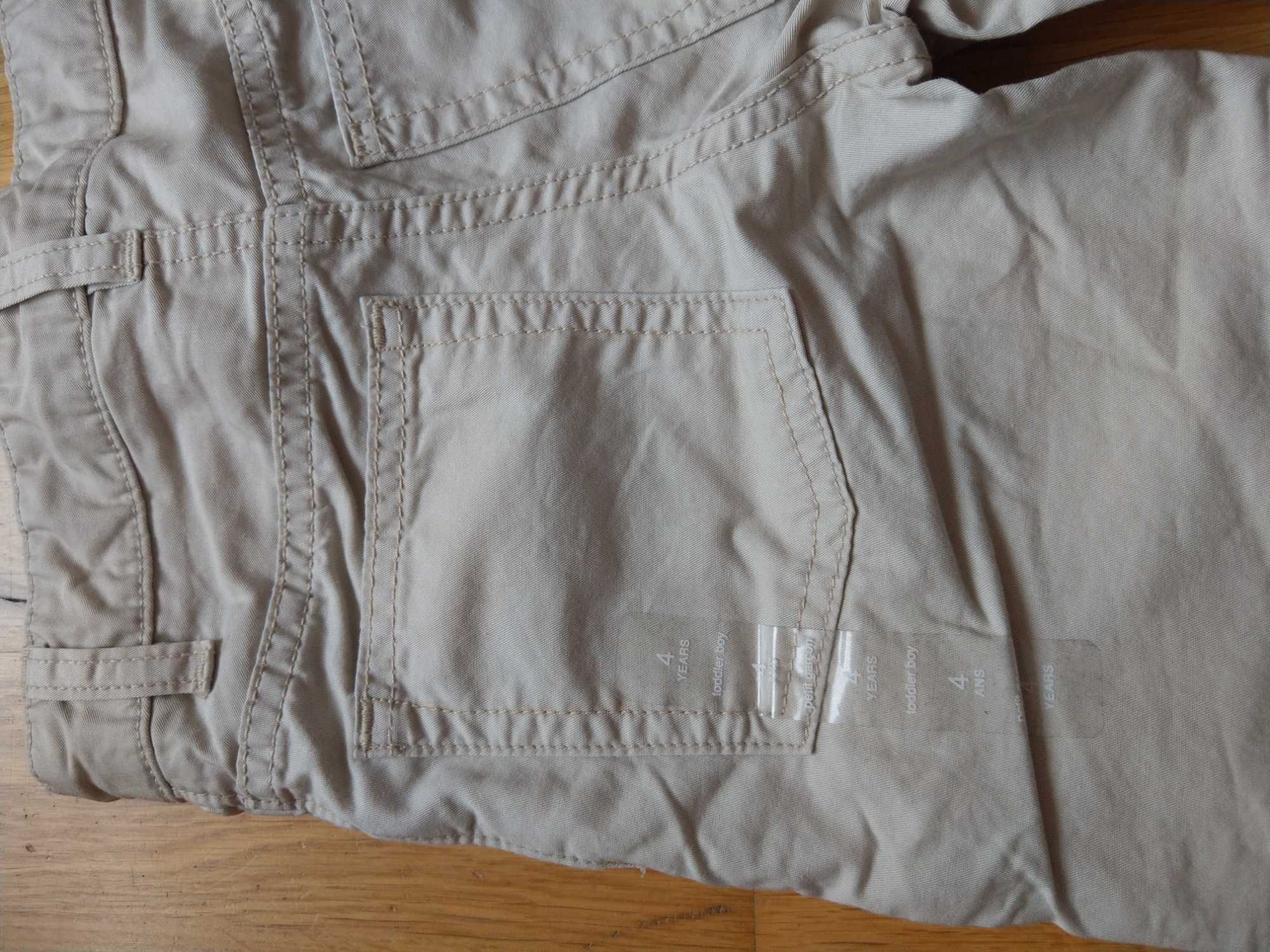 Nowe sliczne Baby GAP spodnie 4lata 110cm bawelniane metka
