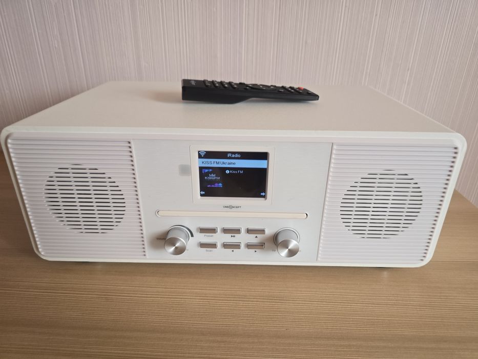 Інтернет-радіо OneConcept Streamo CD (10034056) WiFi/FM/BT/CD/AUX