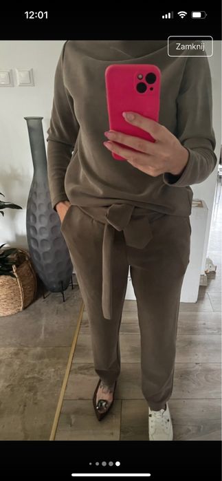 Mieciutki dres w kolorze khaki