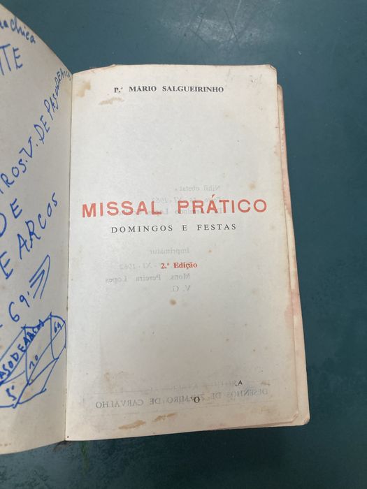 Missal Prático 1962