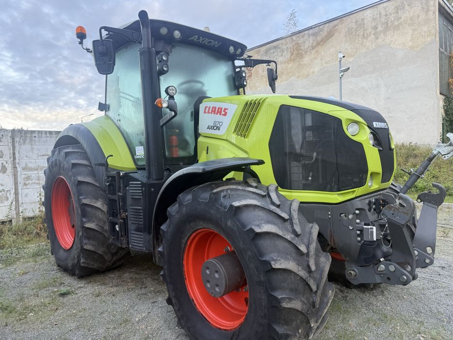Claas Axion 870 z Niemiec Cematic Cebis