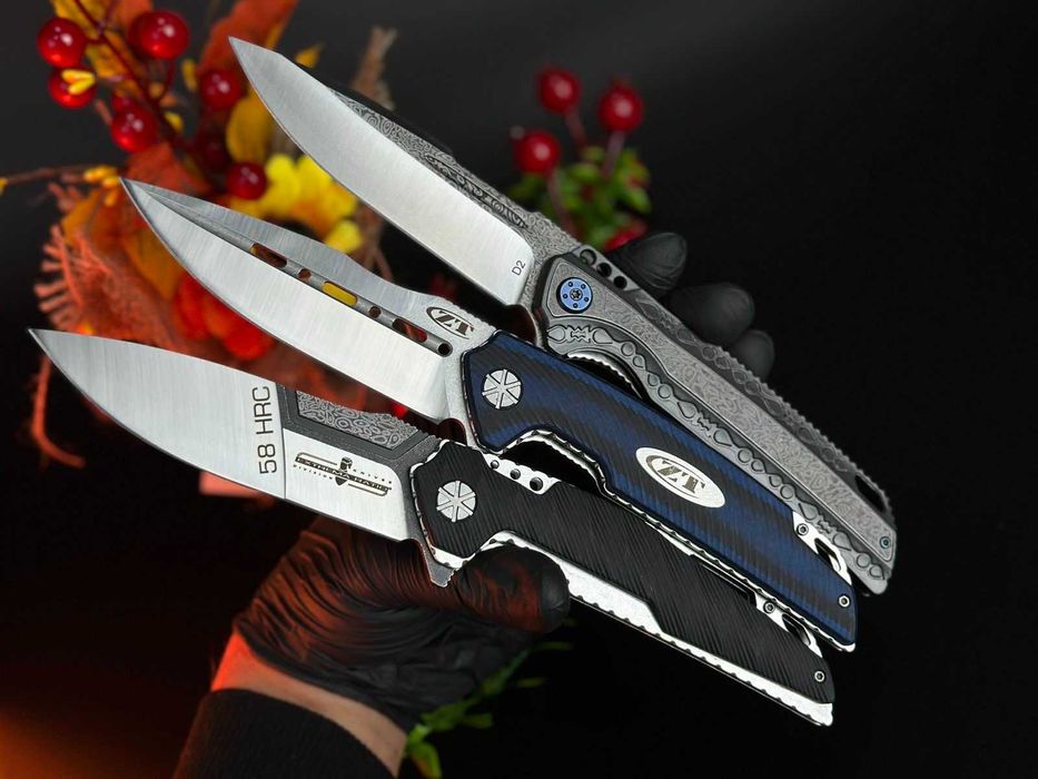 Складні ножі сталь D2. Ножи на вибор