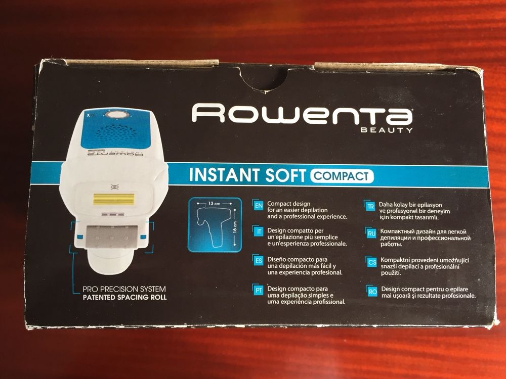 Depiladora Laser Rowenta Instante Soft Compact