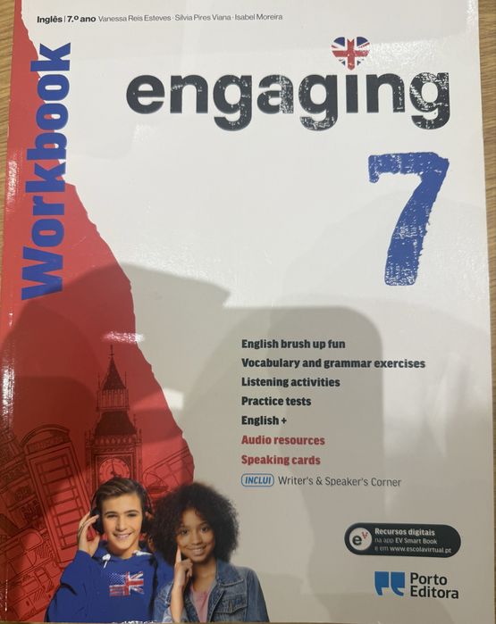 Livro de Inglês “Engaging 7” – 7.º Ano | Porto Editora