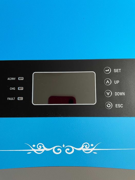 Інвертор low freqeuncy, 1кВт/12В/wifi/батарея 100А/дроти