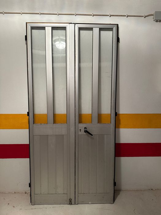 Porta dupla de Aluminio