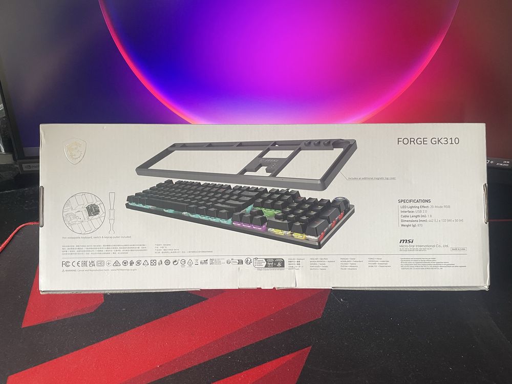 Nowa klawiature MSI Forge GK310