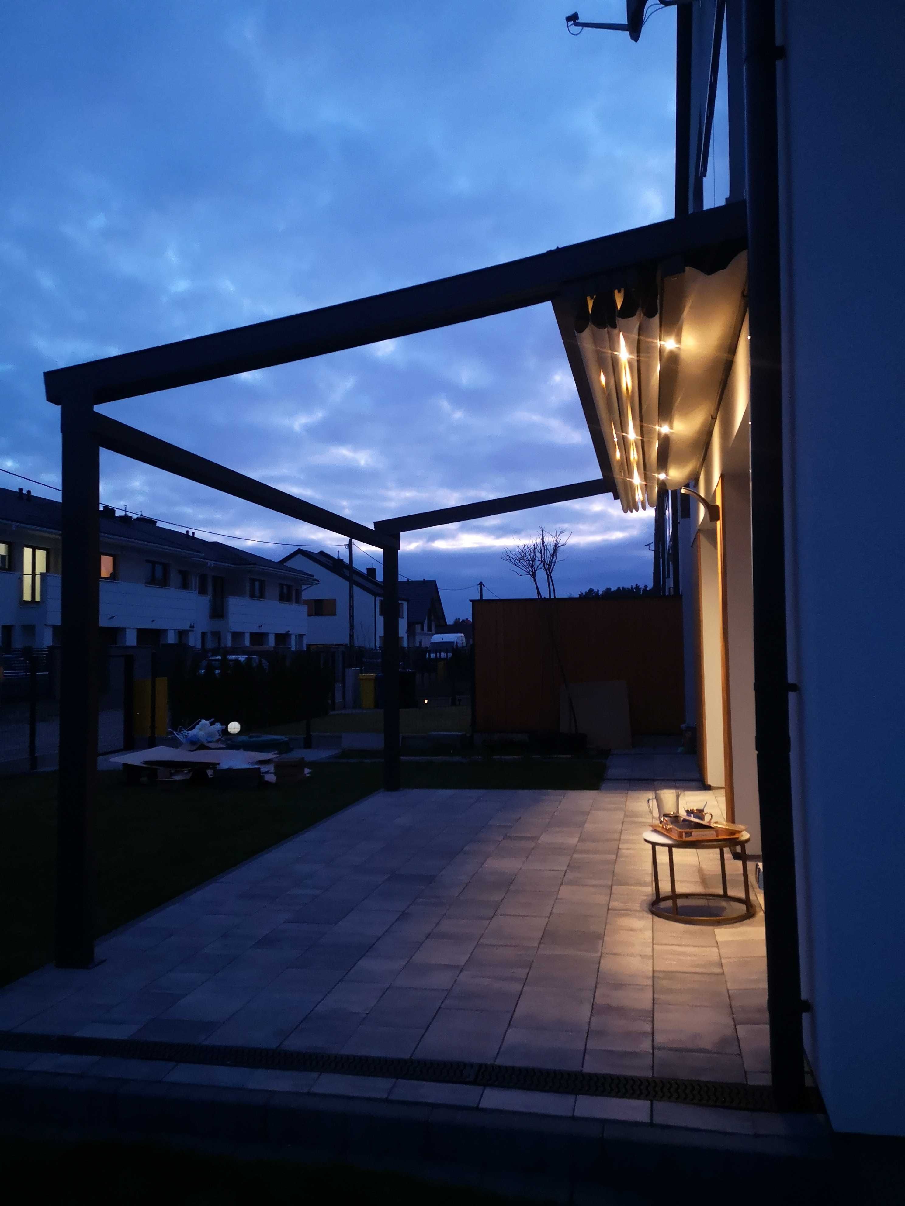 PERGOLA Tarasowa Aluminiowa Elektryczna różne WYMIARY Zadaszenie Taras