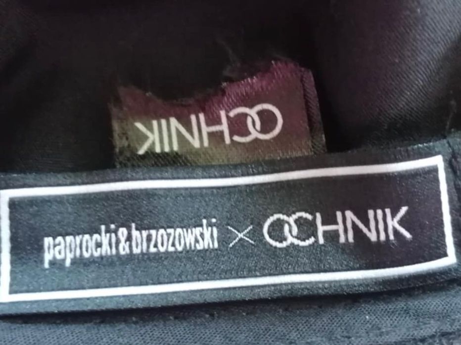 Czapka kaszkiet czarna Ochnik