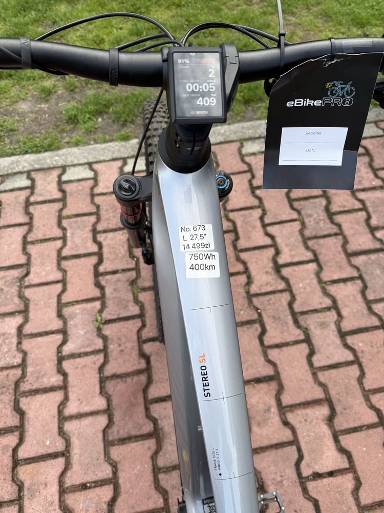Cube ( L ) STEREO SL 160  HPC 750, 27.5" 400KM [no.673]