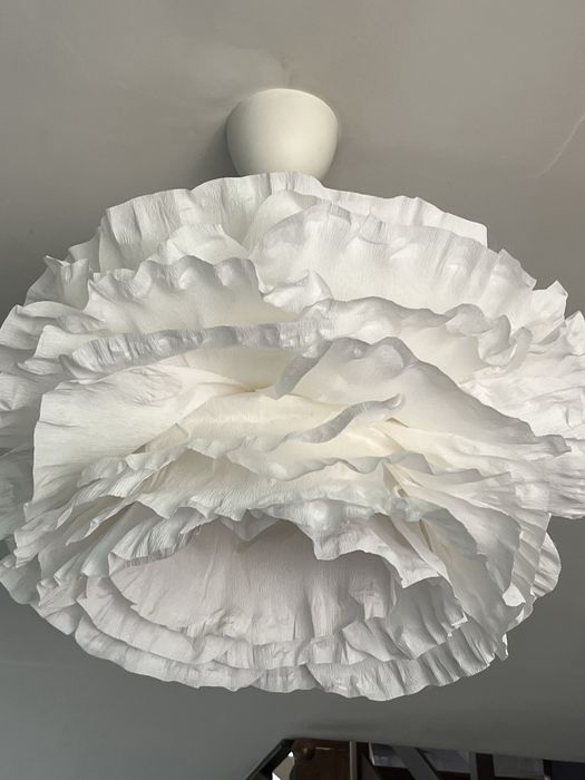 Lampa Kwiat z włoskiej krepiny