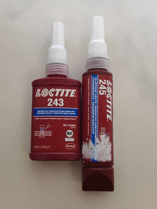 Środek do zabezpieczania gwintów Loctite 243 i 245