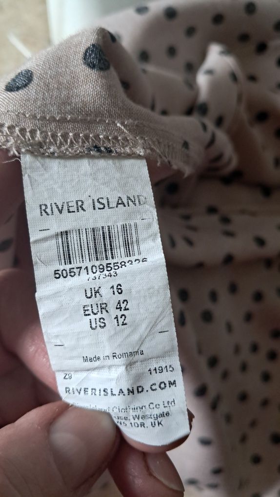 Блуза River Island Pink вискоза