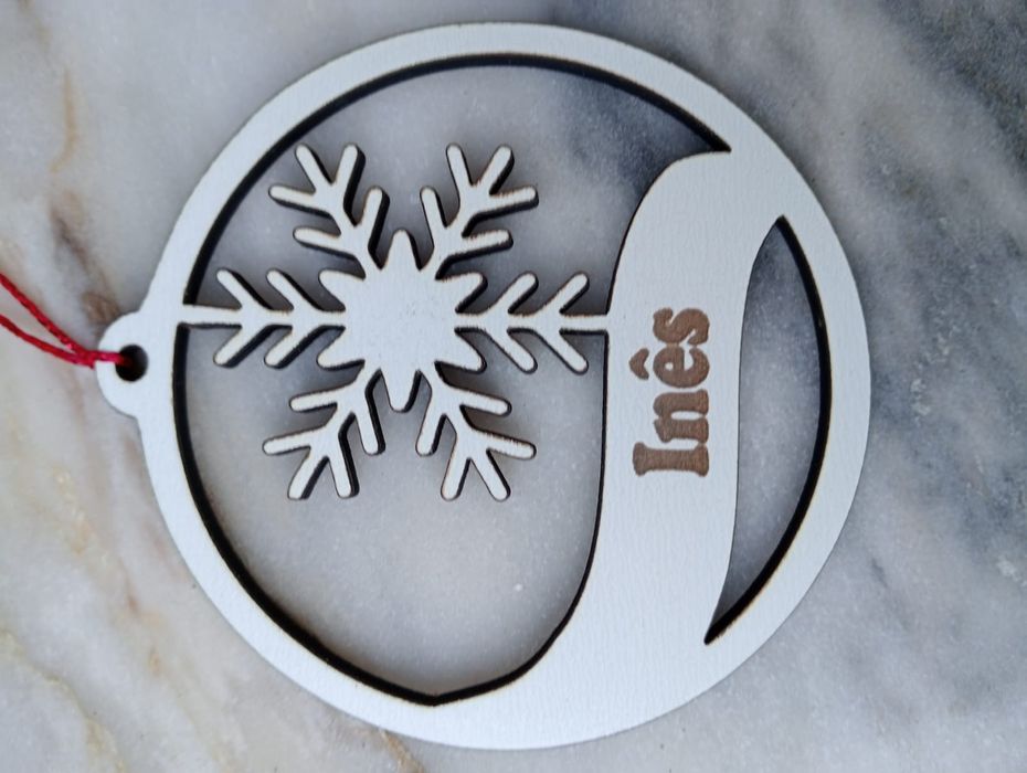 Bola floco,  nome personalizado