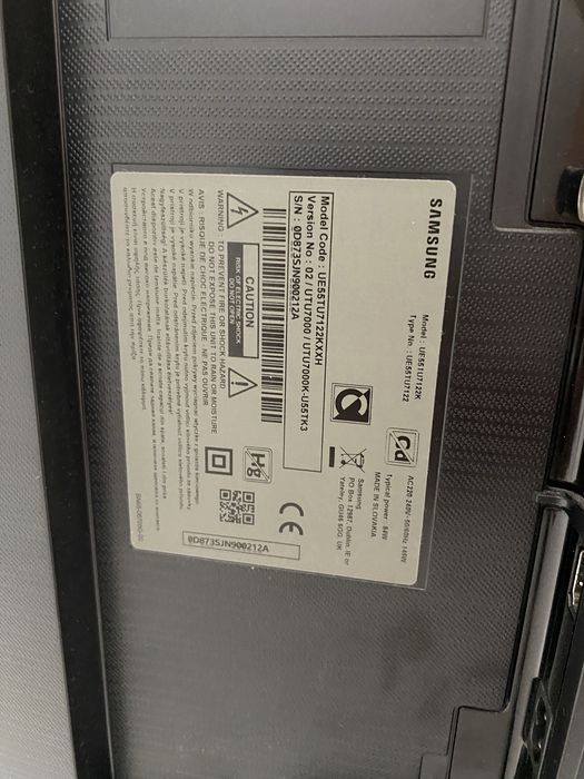Samsung 65 cali UE65TU7122- 65” 4K UHD Smart TV (Tizen, HDR, Wi-Fi)