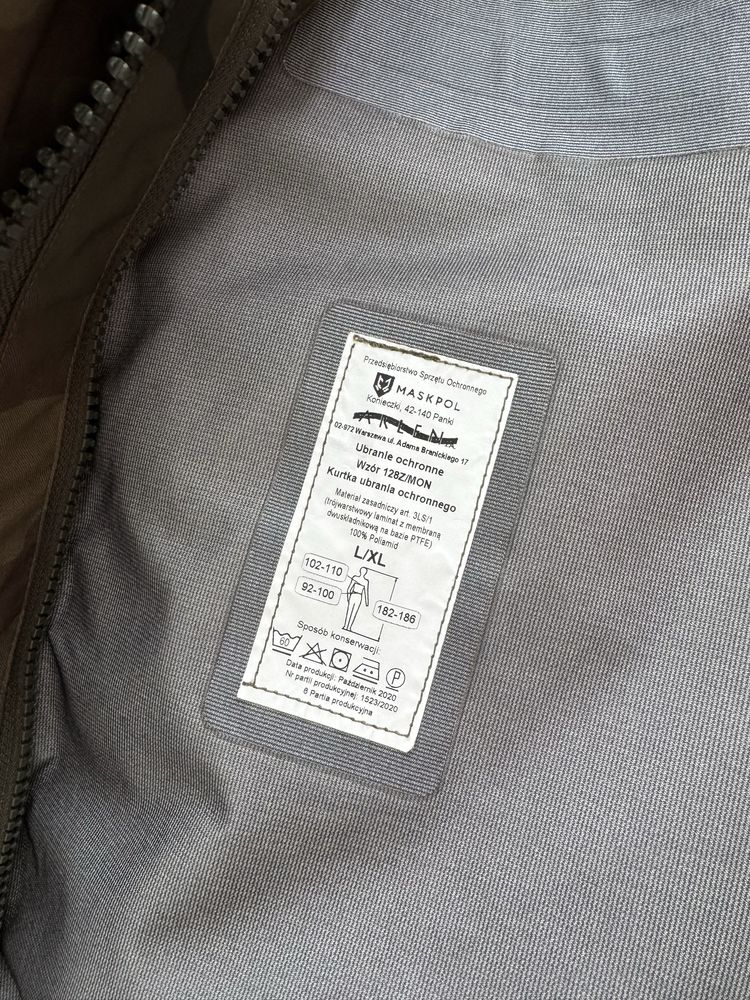 Kurtka Gortex wojskowa L/XL