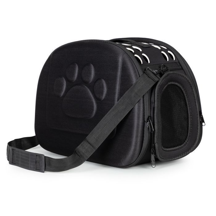 Duży Transporter Dla Kota Psa Torba Podróżna Czarny Petsi
