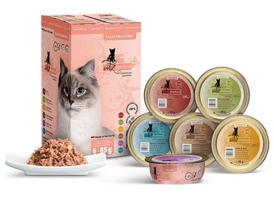Bezzbożowa karma dla kotów - Catz Finefood N.403-413 MIX SMAKÓW 6x85g