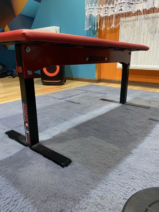 Lawka prosta do wyciskania ZIDER BLACK-RED