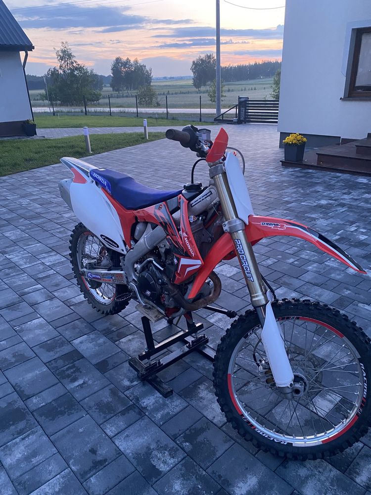 Honda crf 450 uszkodzona