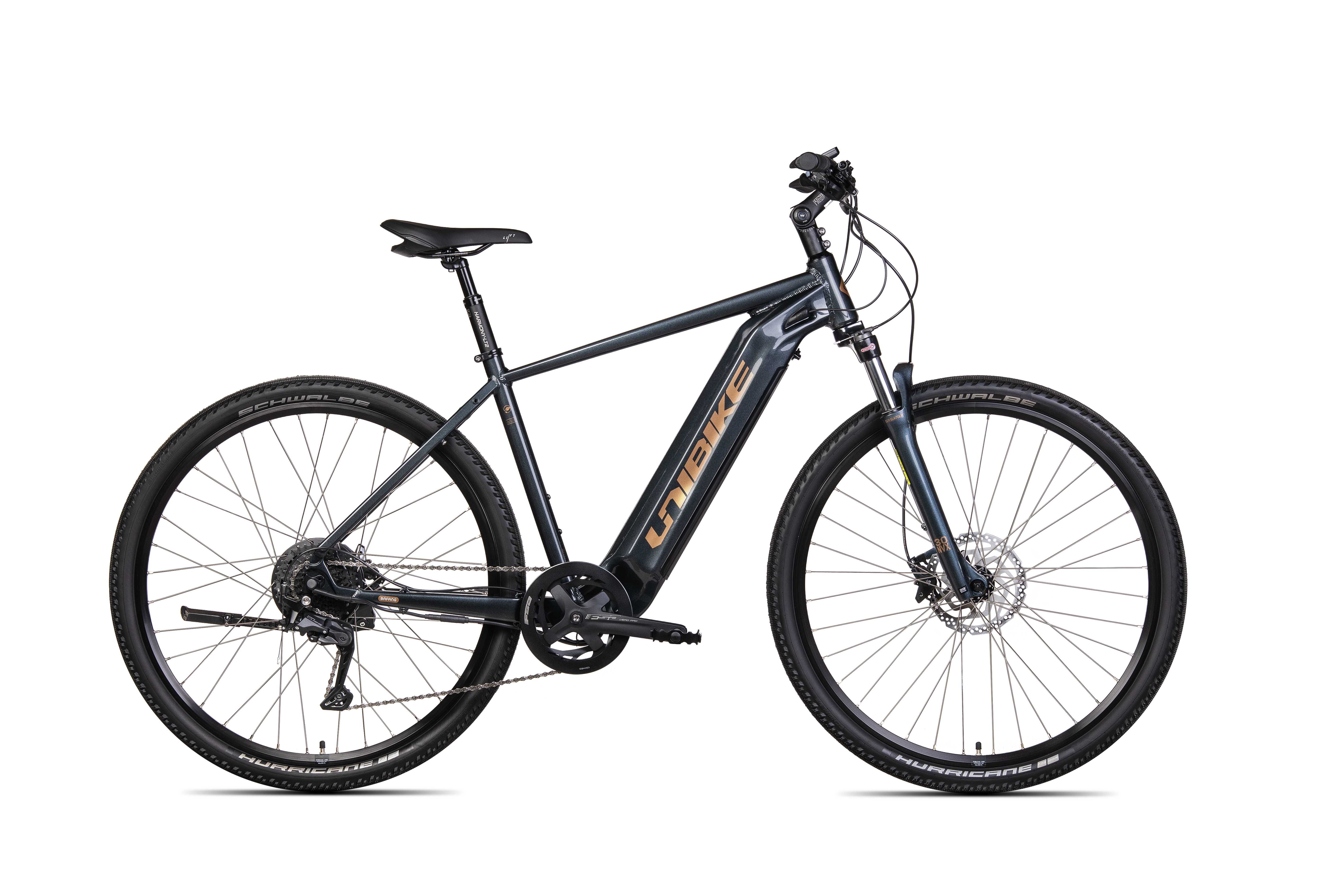 -Nowy Rower elektryczny Unibike 28 FALCON Męski 19 czarny-