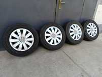 Koła zimowe 16" Volkswagen T5 T6 5x120 ET51 6,5J 215/65R16C Kołpaki VW