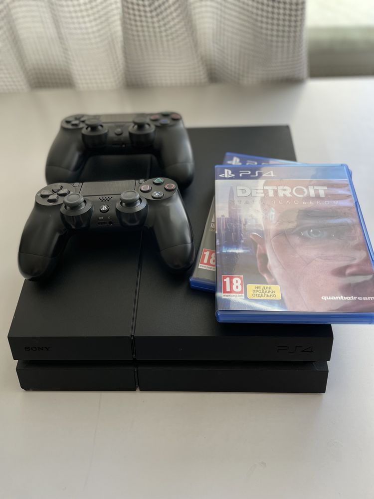 (195$) Приставка Sony PlayStation 4 Fat (2ревізія) 500gb ps,пс +15ігор