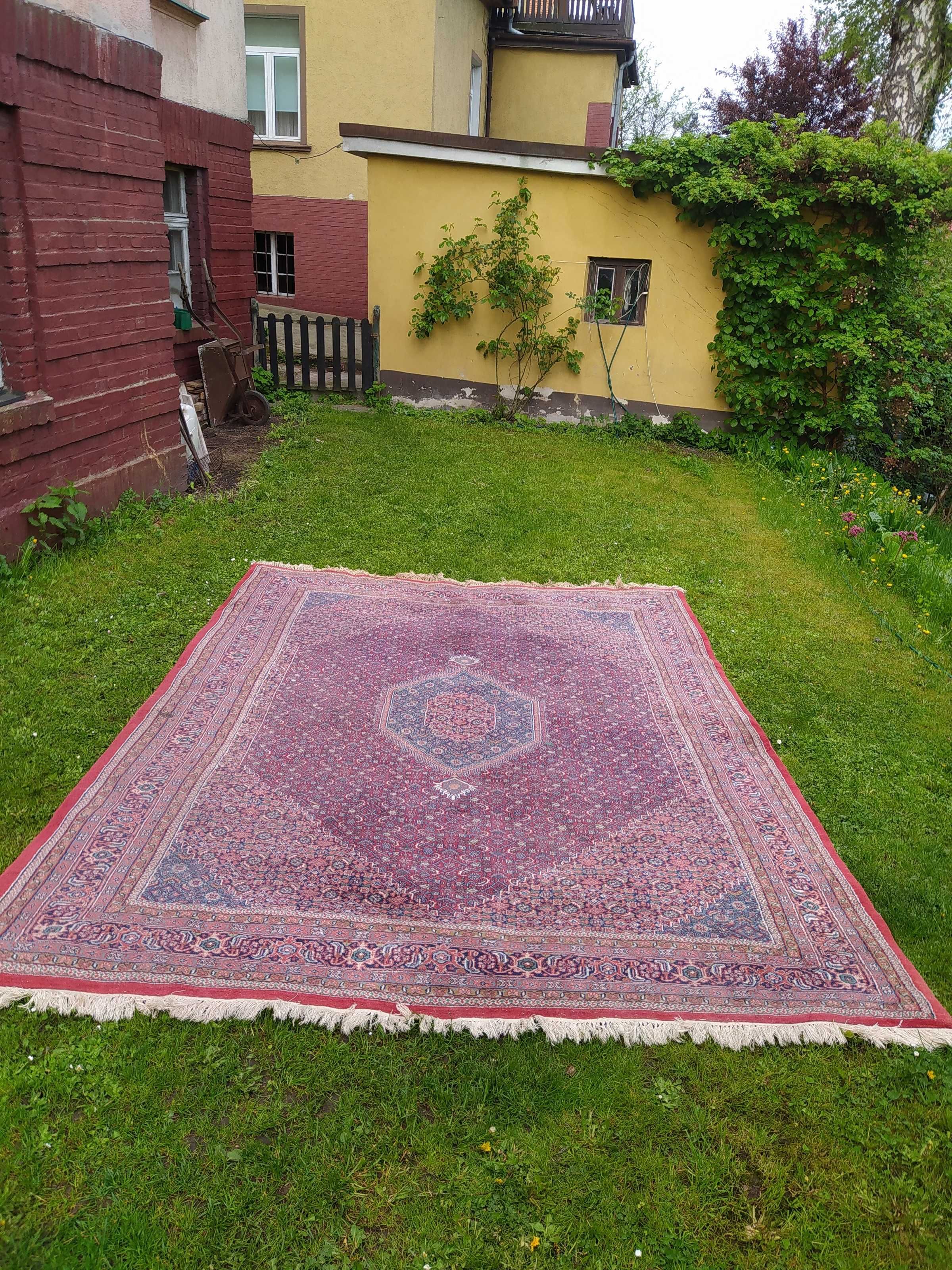 Stary ręczny dywan perski 3,60 m długość x 2,60 m szerokość