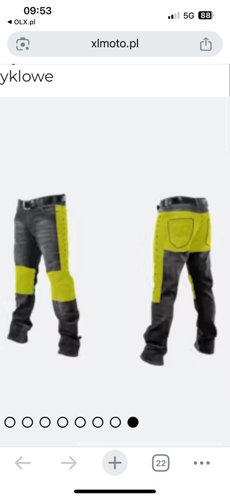Spodnie motocyklowe