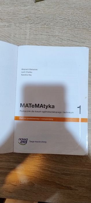 Matematyka 1 podstawowa i rozszerzenie