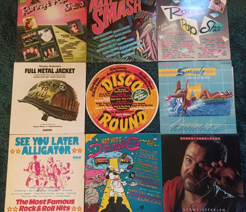 Płyty winylowe dużo